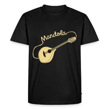 Cadeau Mandola - T-shirt Premium bio Homme - noir - Devant - Nico (187cm)