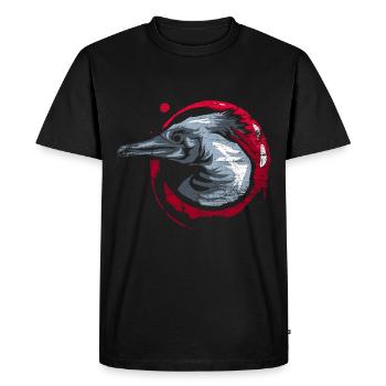 Kormoran Geschenk - T-shirt Premium bio Homme - noir - Devant - Nico (187cm)