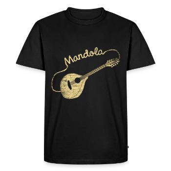 Mandola Geschenk - T-shirt Premium bio Homme - noir - Devant - Nico (187cm)