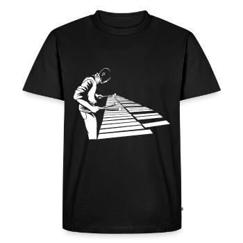 xylophone - T-shirt Premium bio Homme - noir - Devant - Nico (187cm)