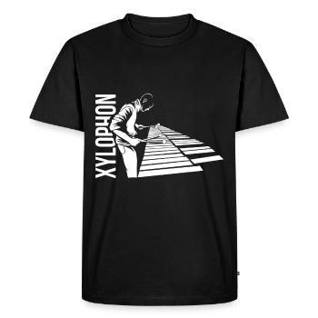 xylophone - T-shirt Premium bio Homme - noir - Devant - Nico (187cm)