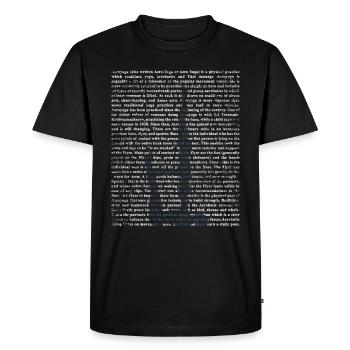 Cadeau Akroyoga - T-shirt Premium bio Homme - noir - Devant - Nico (187cm)
