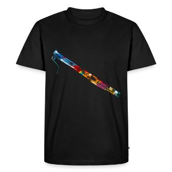 Cadeau basson - T-shirt Premium bio Homme - noir - Devant - Nico (187cm)