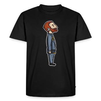 Tournesol Van Gogh - T-shirt Premium bio Homme - noir - Devant - Nico (187cm)
