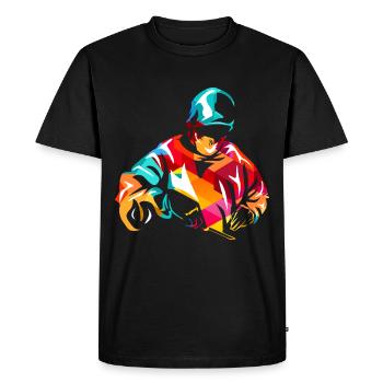 Cadeau chirurgien - T-shirt Premium bio Homme - noir - Devant - Nico (187cm)