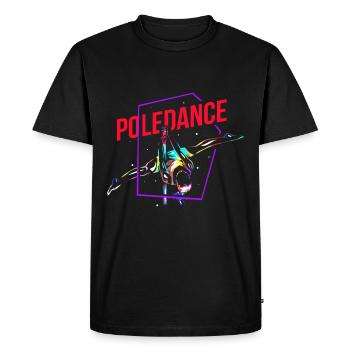 Pole Dance - T-shirt Premium bio Homme - noir - Devant - Nico (187cm)