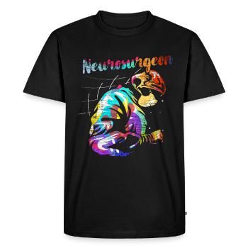Neurochirurgien - T-shirt Premium bio Homme - noir - Devant - Nico (187cm)