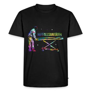 Emergency Paramedic Gift - Men's Premium Organic T-Shirt - black - Front - Nico (187cm)