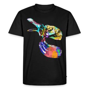 Gynecologist Gift - Men's Premium Organic T-Shirt - black - Front - Nico (187cm)
