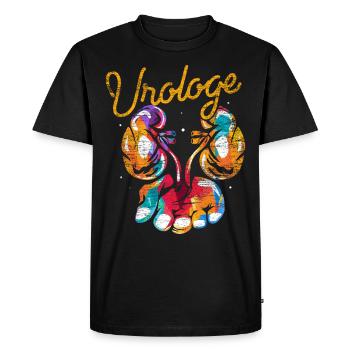 Urologist Urology Gift - Men's Premium Organic T-Shirt - black - Front - Nico (187cm)