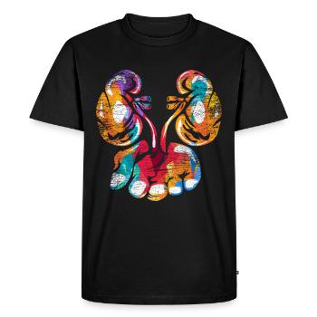 Urologist - Men's Premium Organic T-Shirt - black - Front - Nico (187cm)