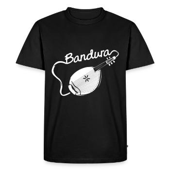 Bandura - Men's Premium Organic T-Shirt - black - Front - Nico (187cm)
