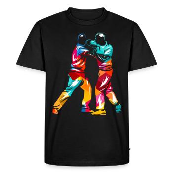 Krav Maga - T-shirt Premium bio Homme - noir - Devant - Nico (187cm)