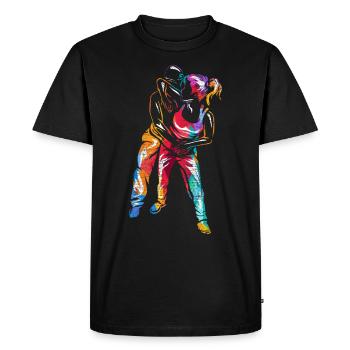 Cadeau krav maga - T-shirt Premium bio Homme - noir - Devant - Nico (187cm)