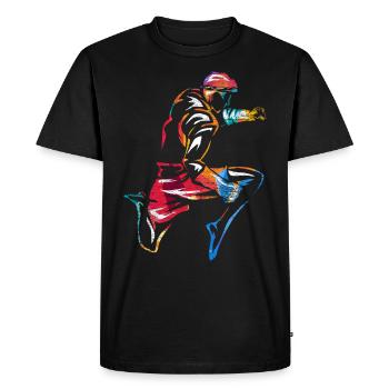 Cadeau de Muay Thai Fighter - T-shirt Premium bio Homme - noir - Devant - Nico (187cm)