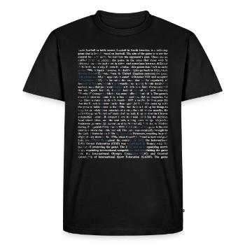 Cadeau de babyfoot - T-shirt Premium bio Homme - noir - Devant - Nico (187cm)