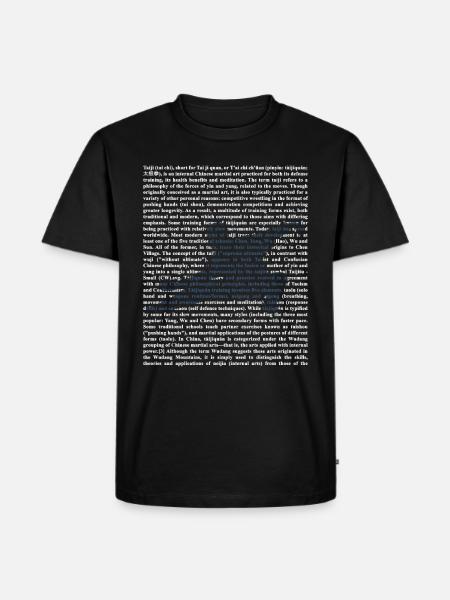 Tai chi - Men's Premium Organic T-Shirt - black