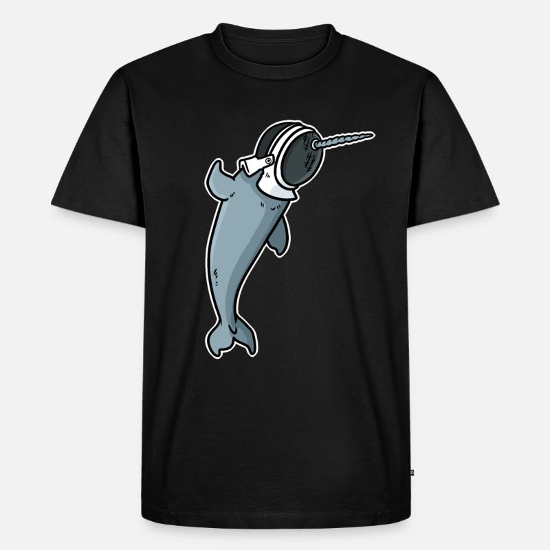 Fechten Geschenk - Männer Premium Bio T-Shirt - Schwarz