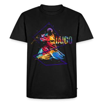 Iaido Kata Cadeau - T-shirt Premium bio Homme - noir - Devant - Nico (187cm)