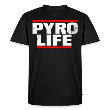 pyro life feux d’artifice vuurwerk chemise - T-shirt Premium bio Homme - noir - Devant - Nico (187cm)