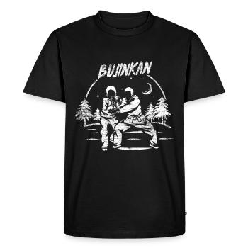 Bujinkan gift - Men's Premium Organic T-Shirt - black - Front - Nico (187cm)