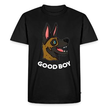 Malinois dog - Men's Premium Organic T-Shirt - black - Front - Nico (187cm)