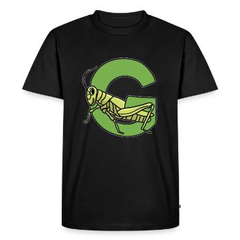 grasshopper - Men's Premium Organic T-Shirt - black - Front - Nico (187cm)