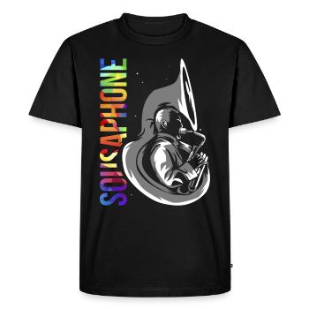 sousaphone - T-shirt Premium bio Homme - noir - Devant - Nico (187cm)