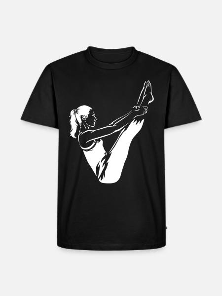 Pilates - Men's Premium Organic T-Shirt - black