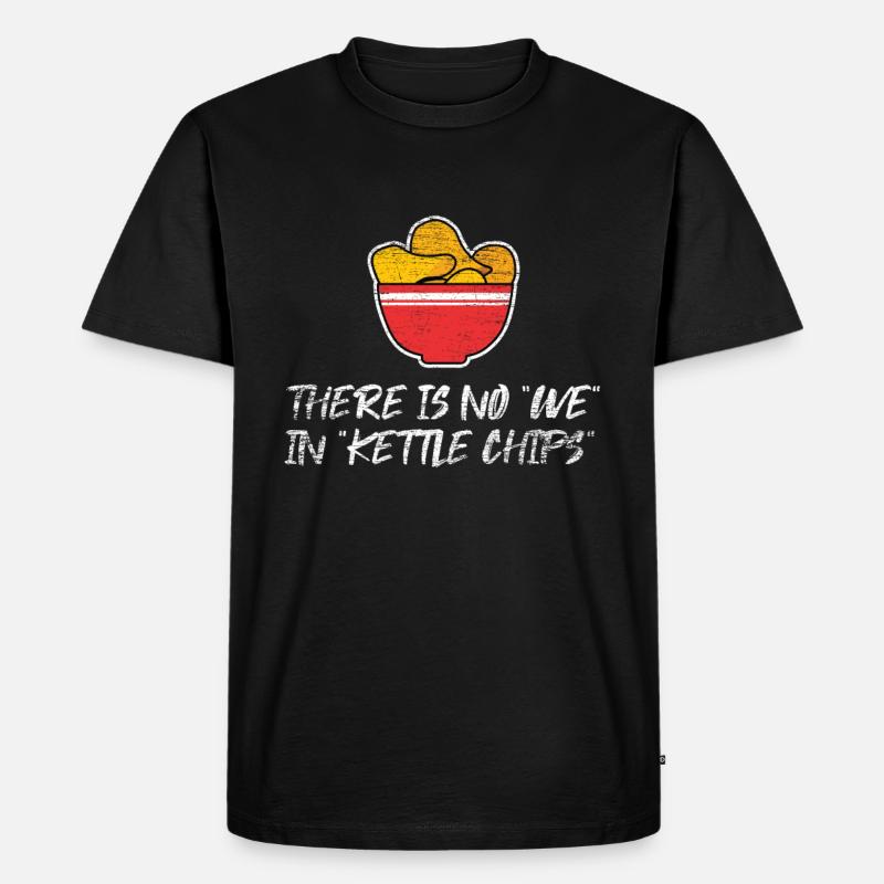 Kartoffelchips Chips Snack - Männer Premium Bio T-Shirt - Schwarz