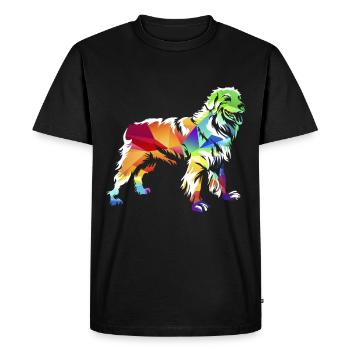 Hovawart - T-shirt Premium bio Homme - noir - Devant - Nico (187cm)