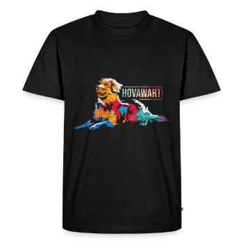 Chien Hovawart - T-shirt Premium bio Homme - noir - Devant - Nico (187cm)