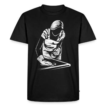 Housekeeper Gift - Men's Premium Organic T-Shirt - black - Front - Nico (187cm)