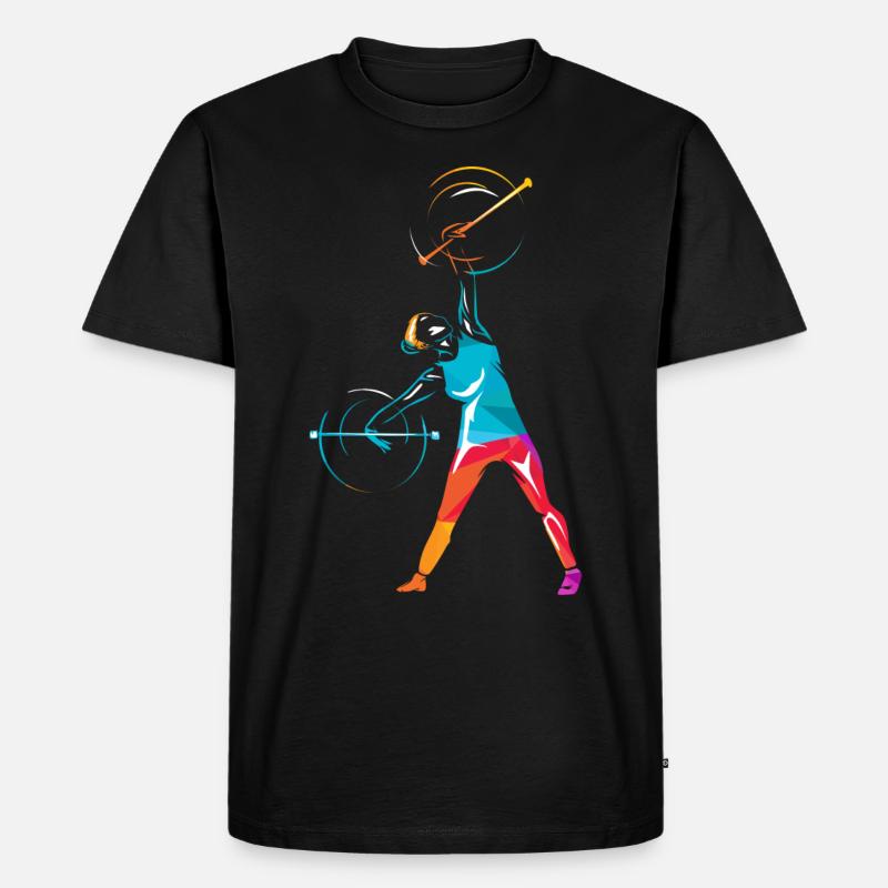 Baton Twirling - Männer Premium Bio T-Shirt - Schwarz