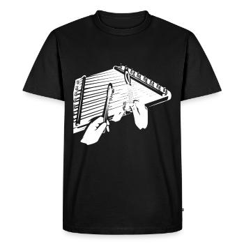 Chopping board - Men's Premium Organic T-Shirt - black - Front - Nico (187cm)