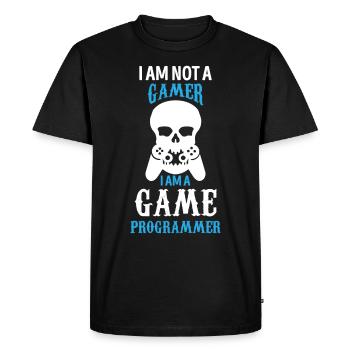 Programmer - I am a game Programmer - Men's Premium Organic T-Shirt - black - Front - Nico (187cm)