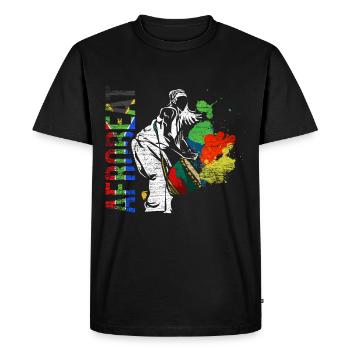 Afrobeat Reggae Afro Beat - T-shirt Premium bio Homme - noir - Devant - Nico (187cm)