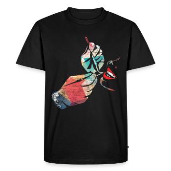 dentiste - T-shirt Premium bio Homme - noir - Devant - Nico (187cm)