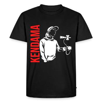 Kendama Hiragana Japon - T-shirt Premium bio Homme - noir - Devant - Nico (187cm)