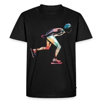 Patinage artistique patinage artistique - T-shirt Premium bio Homme - noir - Devant - Nico (187cm)