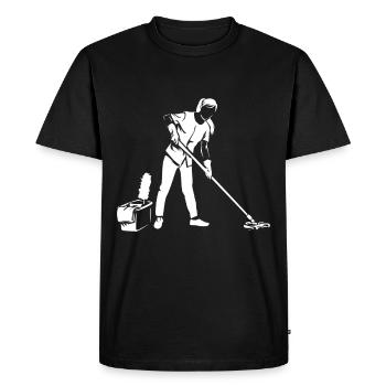 Femmes de ménage - T-shirt Premium bio Homme - noir - Devant - Nico (187cm)