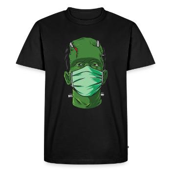 halloween 2020 Corona Virus - Men's Premium Organic T-Shirt - black - Front - Nico (187cm)