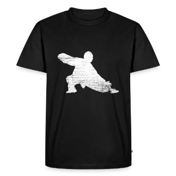 Tai chi martial art - Men's Premium Organic T-Shirt - black - Front - Nico (187cm)
