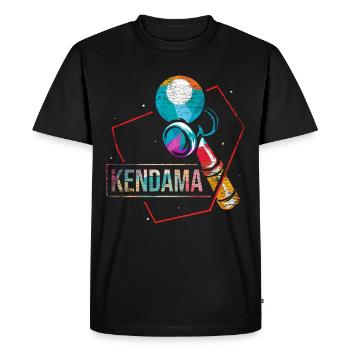 Kendama - T-shirt Premium bio Homme - noir - Devant - Nico (187cm)