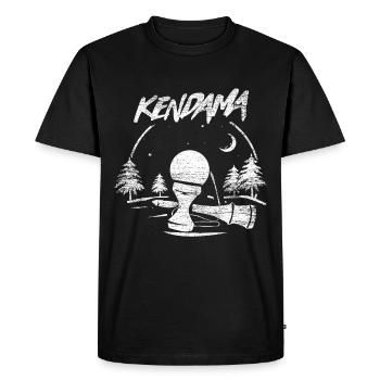 Kendama - T-shirt Premium bio Homme - noir - Devant - Nico (187cm)