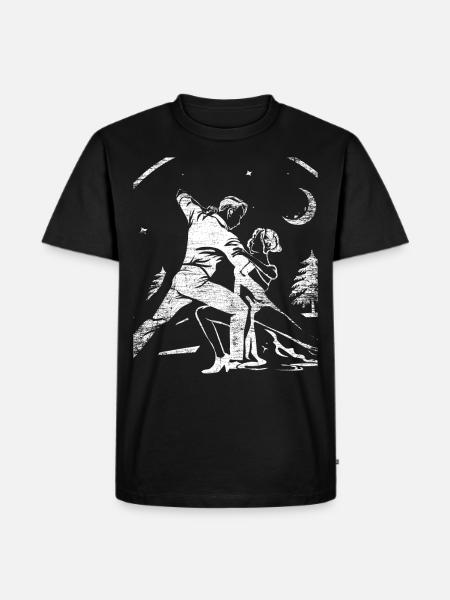 Tango dance - Men's Premium Organic T-Shirt - black