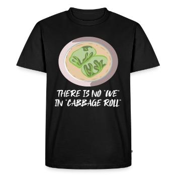 Cabbage roll - Men's Premium Organic T-Shirt - black - Front - Nico (187cm)