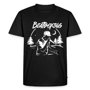 Beatboxen Beatboxing - T-shirt Premium bio Homme - noir - Devant - Nico (187cm)