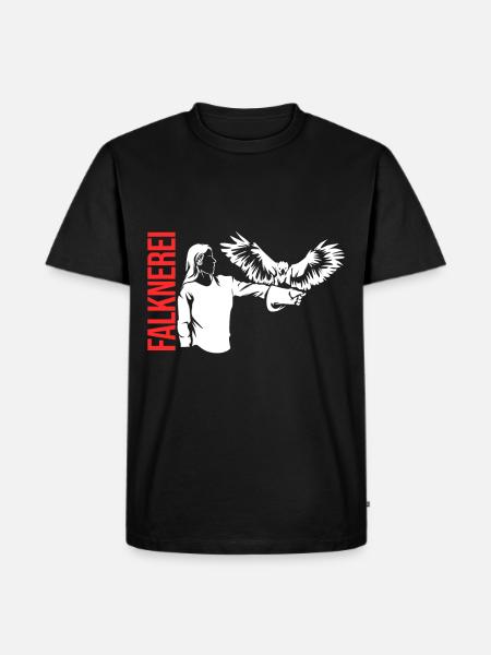 Falknerei - Männer Premium Bio T-Shirt - Schwarz