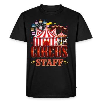Cirque - T-shirt Premium bio Homme - noir - Devant - Nico (187cm)